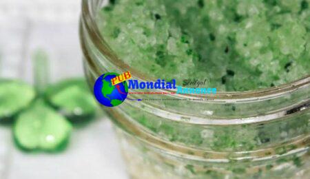 Shamrock Peppermint Salt Foot Scrub