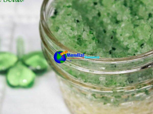 Shamrock Peppermint Salt Foot Scrub