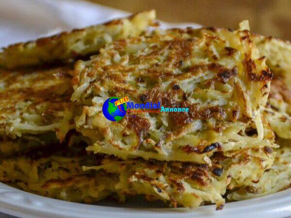 Grain-Free Potato Latkes with Onions and Garlic :: staunch-meals, dairy-free