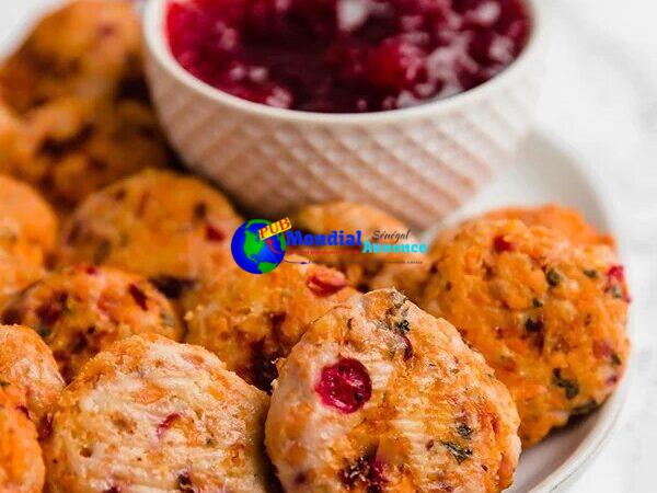 Cranberry Sweet Potato Turkey Poppers (Paleo, AIP, Entire 30)