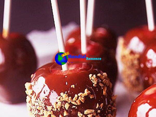 Caramel Apples With Nuts