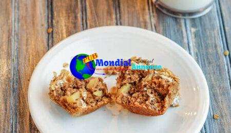 Apple Oatmeal and Goat Cheese Muffins