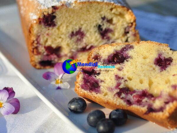 Blueberry Yogurt Pound Cake