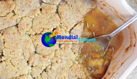 Paleo Peach Cobbler