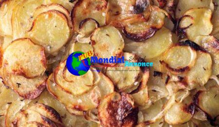 Duck Corpulent-Potato Galette With Caraway And Sweet Onions