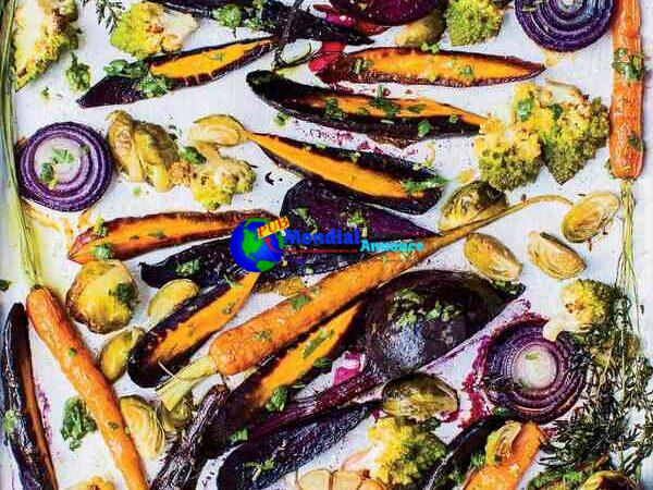 Rooster-Elephantine-Roasted Vegetables with Gremolata