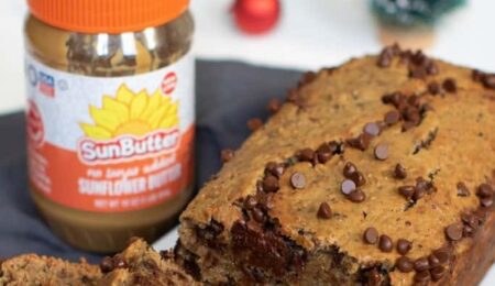 SunButter Chocolate Chip Quinoa Banana Bread