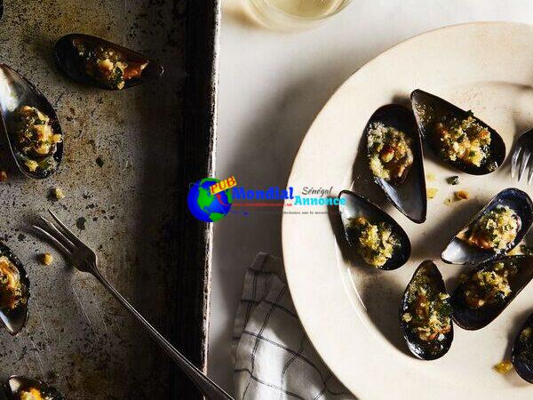 Two Plump Girls folk’ Broiled “Mussels Casino”