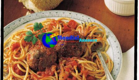 Low-Fleshy Italian Spaghetti and Meatballs