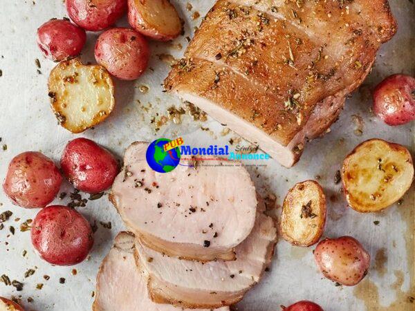 Recipe: Roasted Rosemary and Garlic Pork Loin and Potatoes