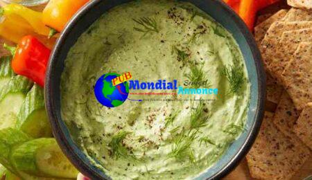 Spinach-Feta Dip with Dill