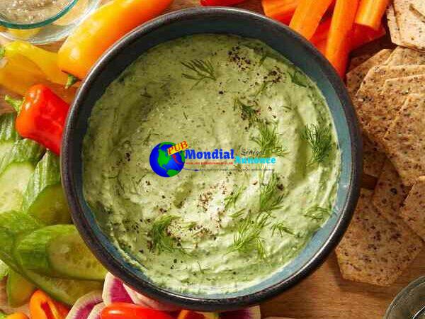 Spinach-Feta Dip with Dill