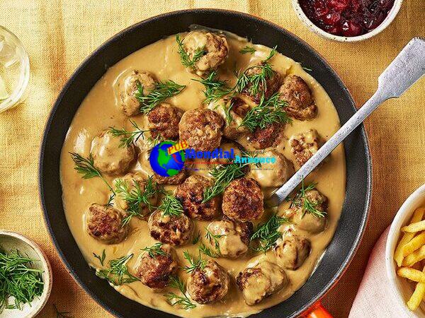 Scandi-model meatballs with gravy