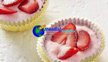 Strawberry-Banana FroYo Cup