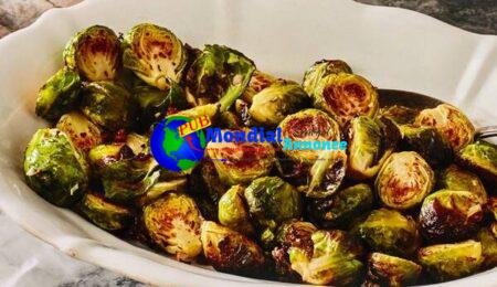 Roasted Brussels Sprouts with Garlic and Pancetta