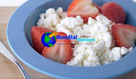 Strawberries and Cottage Cheese