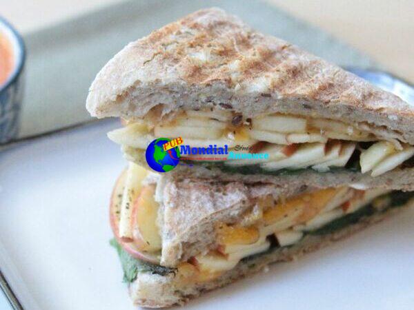 Apple Cheddar Panini