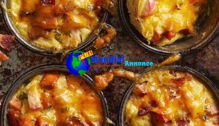 Apple, Bacon and Sweet Potato Mini Casseroles