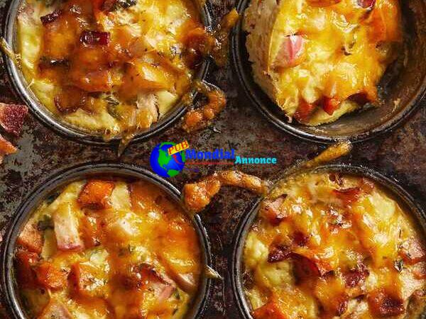 Apple, Bacon and Sweet Potato Mini Casseroles