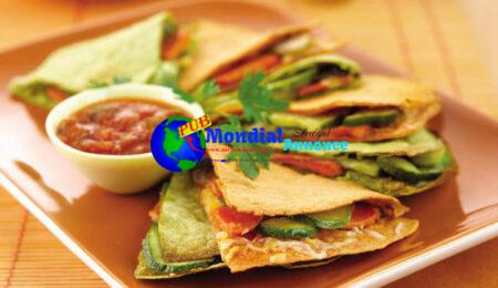 Slimmed-Down Veggie Quesadillas