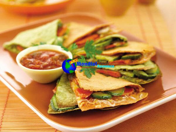 Slimmed-Down Veggie Quesadillas