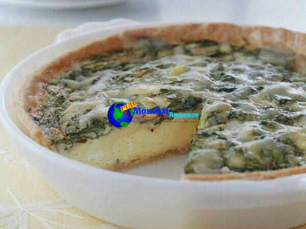 Cheesy Spinach Quiche