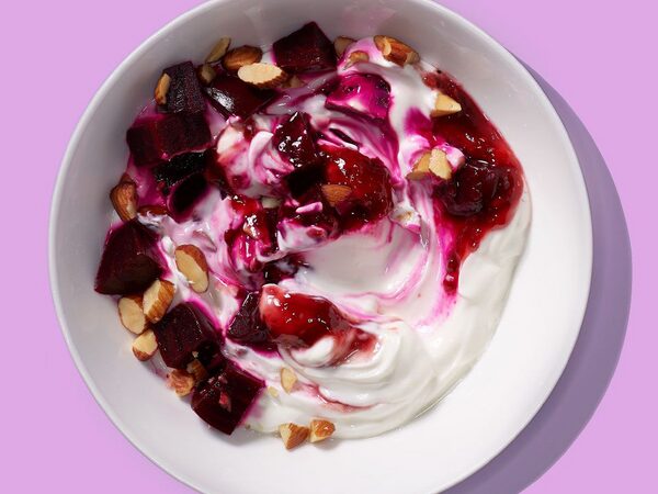 Candy Beet-Raspberry Yogurt