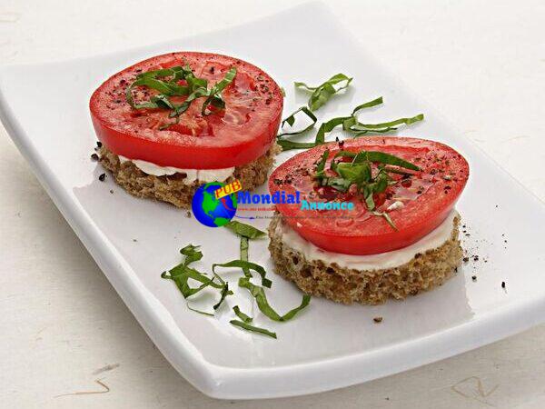 Tomato & Basil Finger Sandwiches