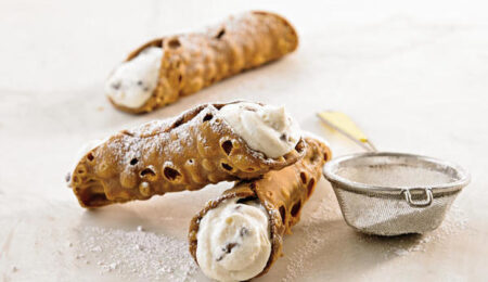 Mousse-Stuffed Cannoli