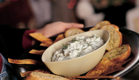 Creamy Feta-Spinach Dip