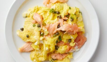 Smoked Salmon Scrambled Eggs