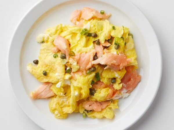 Smoked Salmon Scrambled Eggs