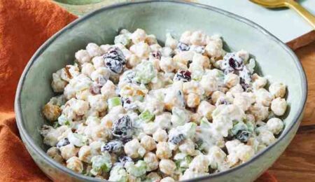 Cranberry-Walnut Chickpea Salad