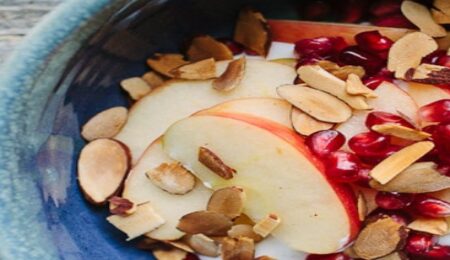 Pomegranate-Apple Salad with Greek Yogurt