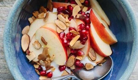 Pomegranate-Apple Salad With Greek Yogurt