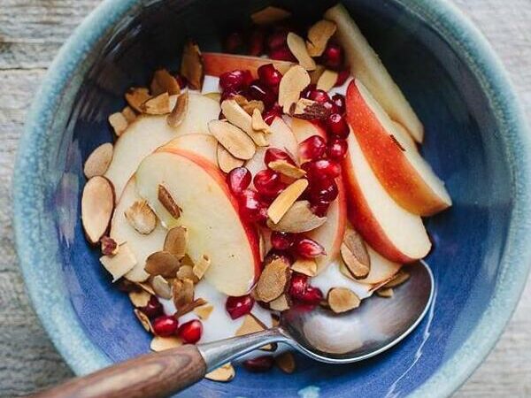 Pomegranate-Apple Salad With Greek Yogurt