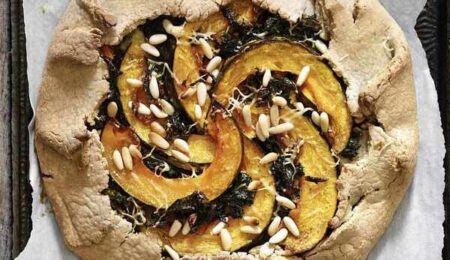 Galette with Kabocha Squash & Kale