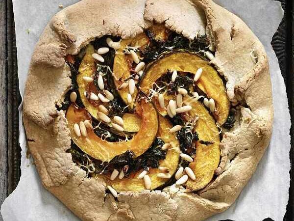 Galette with Kabocha Squash & Kale