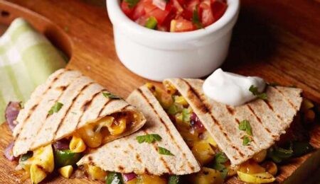 Grilled Vegetable Quesadilla