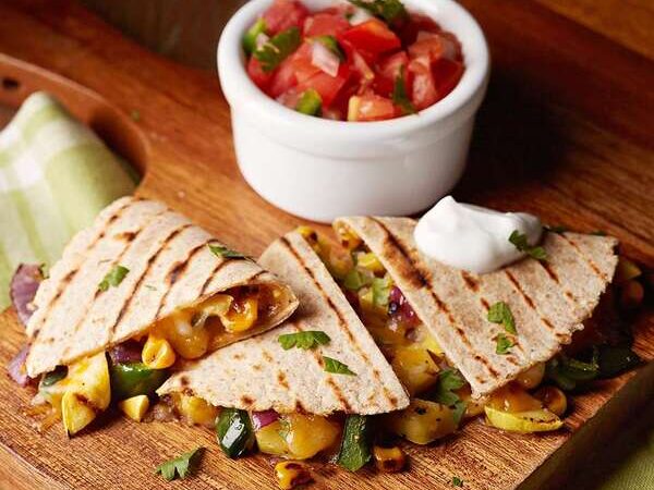 Grilled Vegetable Quesadilla