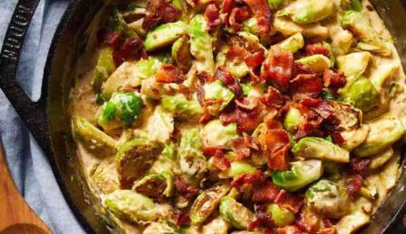 Brussels Sprouts Casserole with Viscount St. Albans