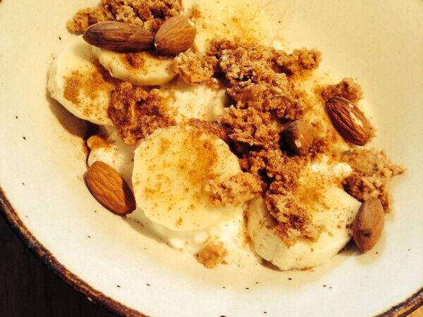 Peanut Butter and Cottage Cheese Breakfast Bowl