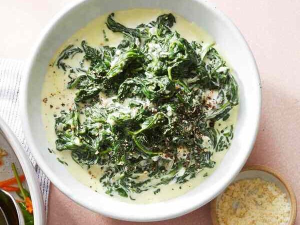 Easy Creamed Spinach