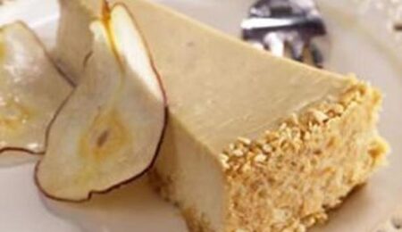 Pear & Ginger Cheesecake