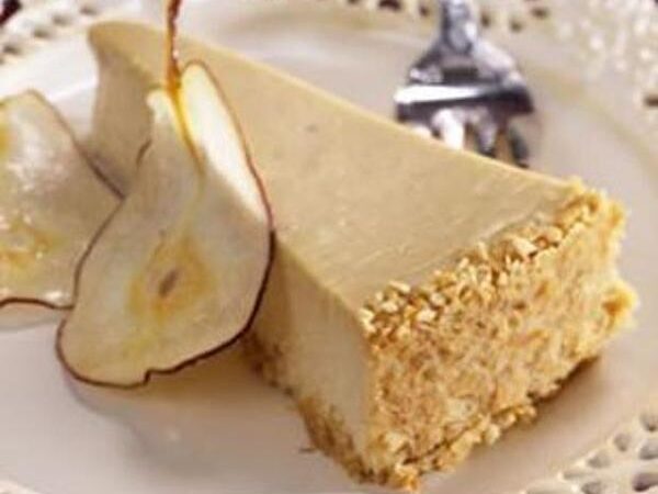 Pear & Ginger Cheesecake