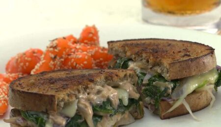 Vegetarian Reubens with Russian Dressing