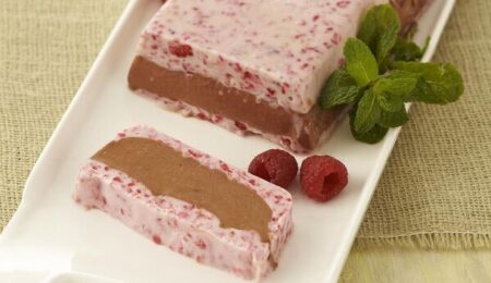 Frozen Raspberry-Chocolate Terrine