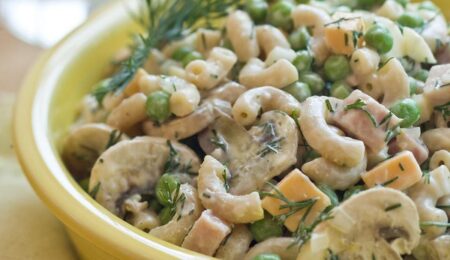 Peas & Ham Pasta Salad