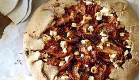 Scrumptious Onion & Tomato Galette