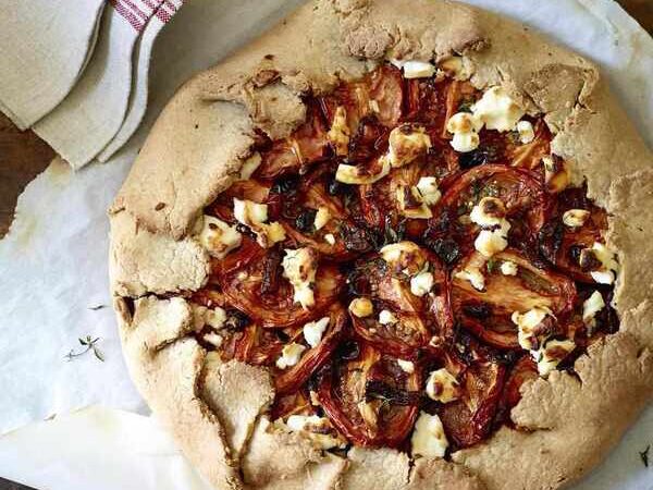 Scrumptious Onion & Tomato Galette